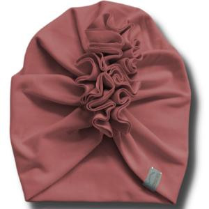 turban dla dziewczynki kwarcowy róż
