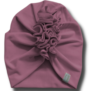 turban dla dziewczynki wrzosowy